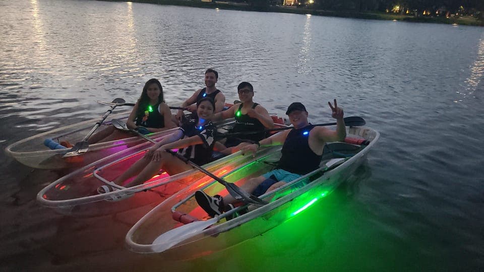 LED Night Glow Clear Kayak or Paddleboard Tour Gallery Image 2