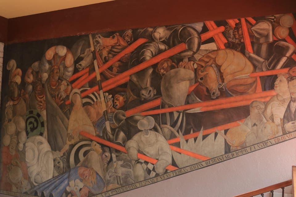 Murals at the Museum of San Ildefonso - Image 8