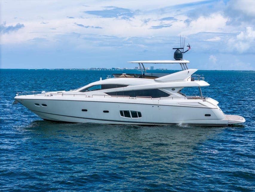 Sunseeker 80 Yacht Charter with Crew Gallery Image 3