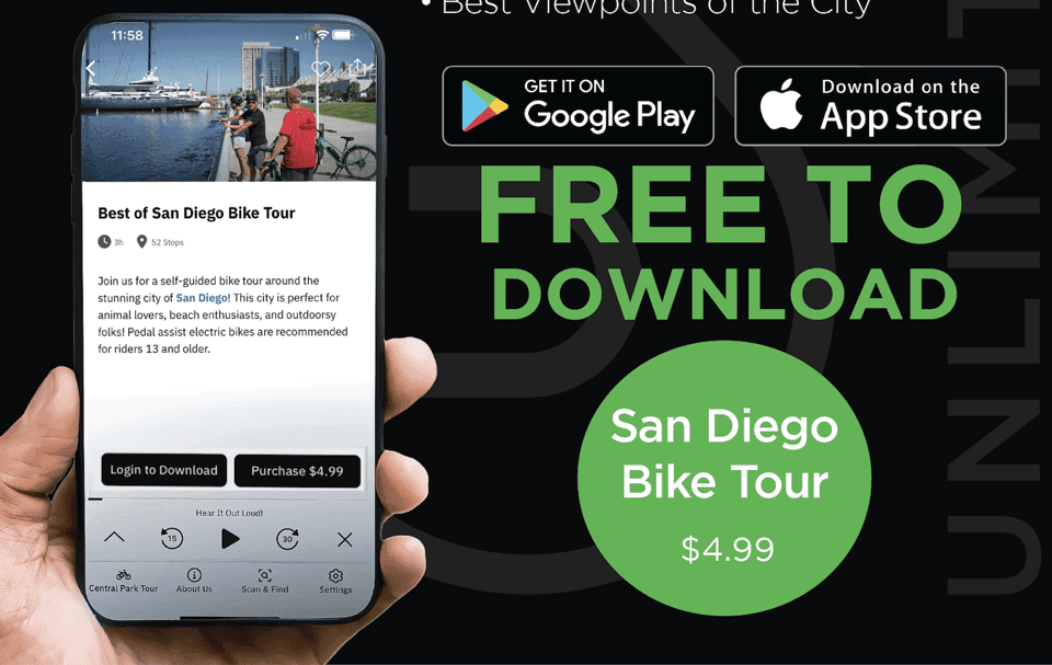 Self-guided Bike Tour App - Audio + Written Gallery Image 1