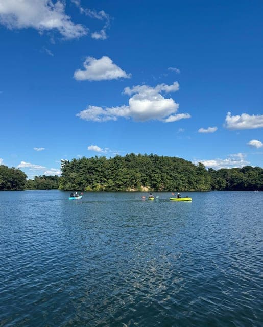 Memorial Beach: Lake Massapoag Single or Tandem Kayak Rental Gallery Image 4