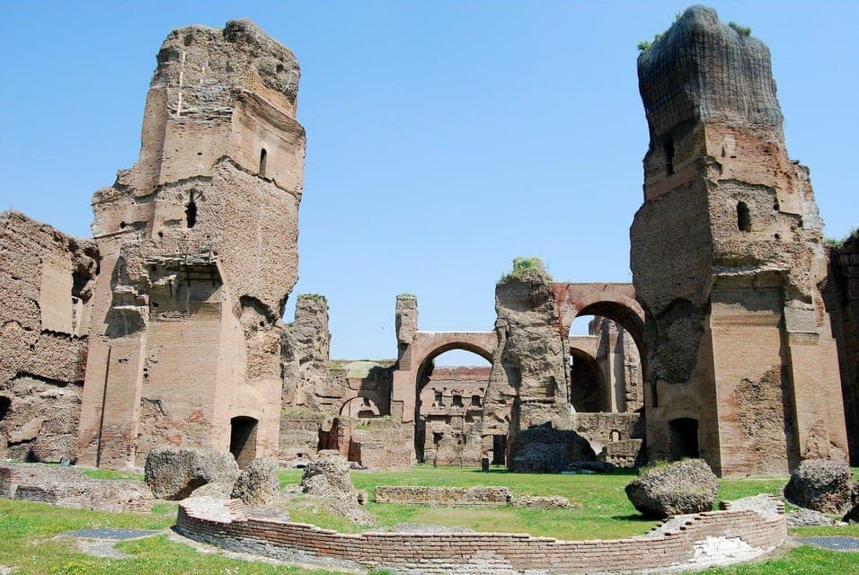Caracalla Baths Guided Tour with Entry Ticket up to 6 Gallery Image 3
