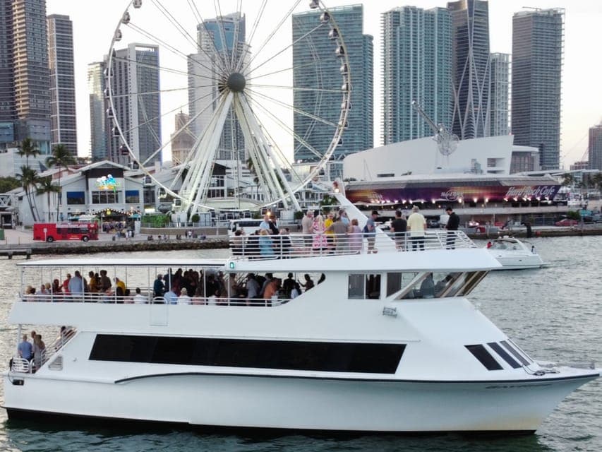 100ft 200 passenger 3 story mega yacht w open bar at Bayside Gallery Image 2