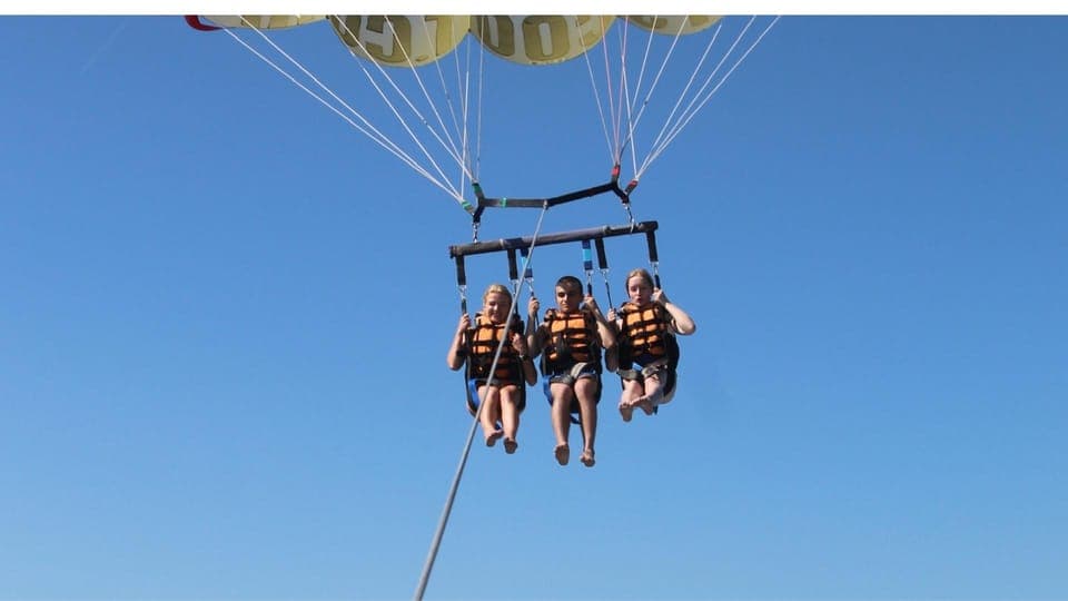 Parasailing with panoramic views over the sea Gallery Image 2