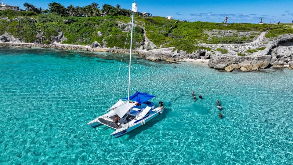 Isla Mujeres: Full Day Private Catamaran with Snorkeling Gallery Image 1