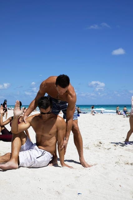Yoga on the Beach in South Beach Gallery Image 4