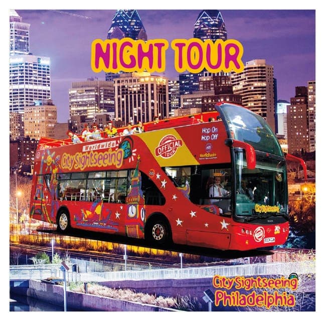 Open-Top Nighttime Bus Tour Gallery Image 1