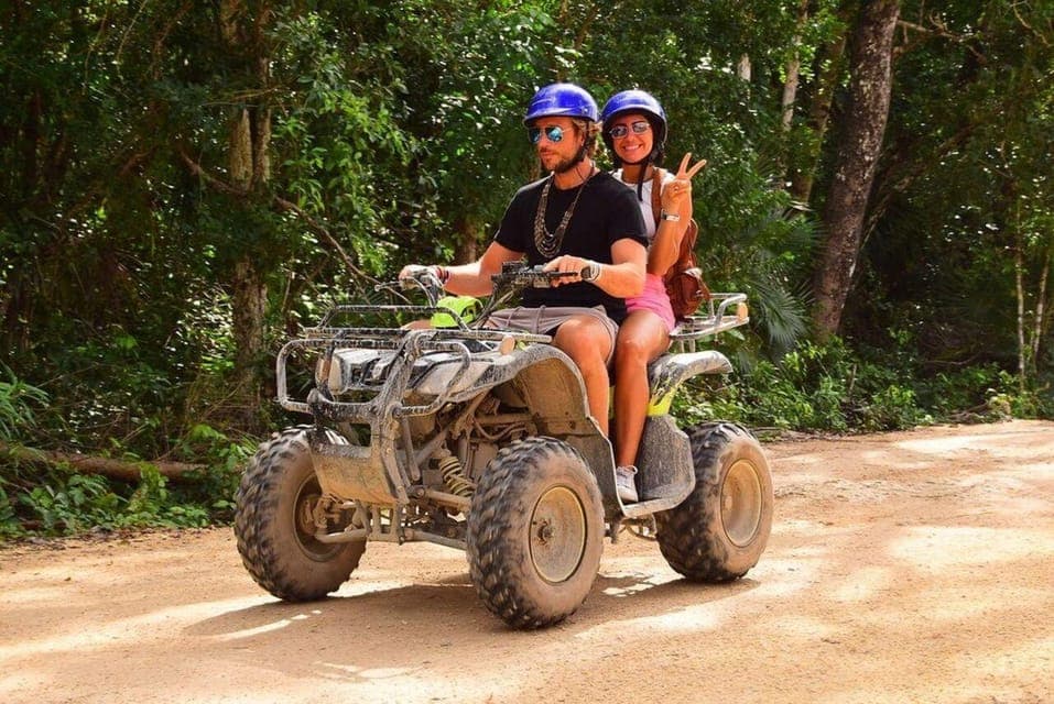 Cenotes, Rappel and ATV's in Tulum with Transfer and Lunch Included Gallery Image 2