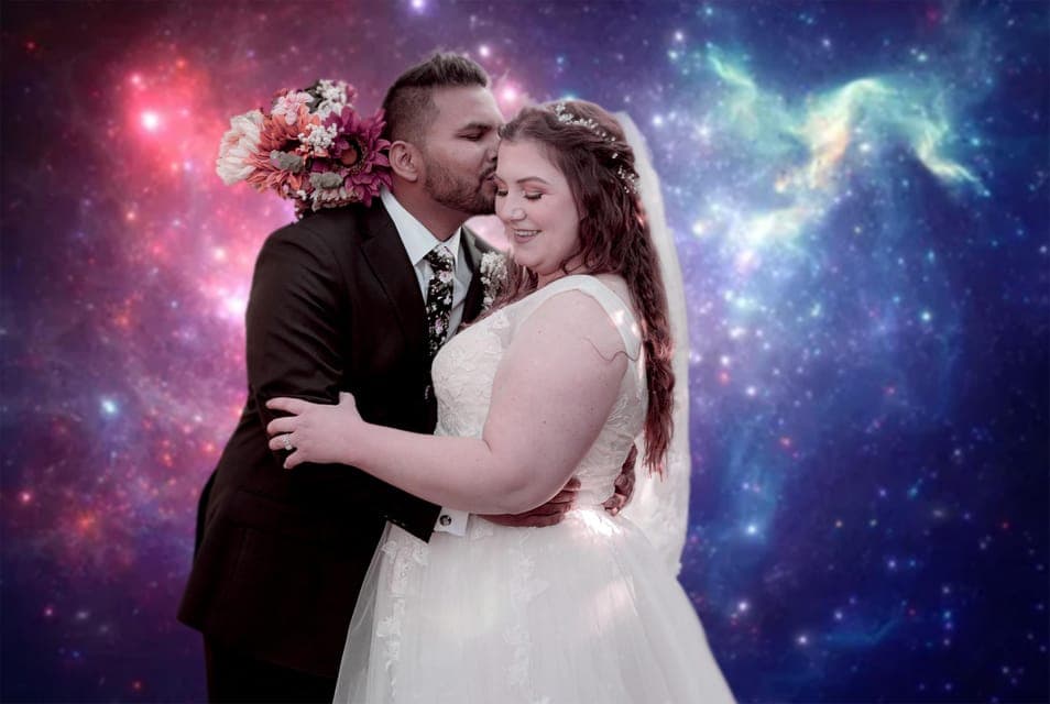 Cosmic Space Wedding + Spectacular Photography Gallery Image 4