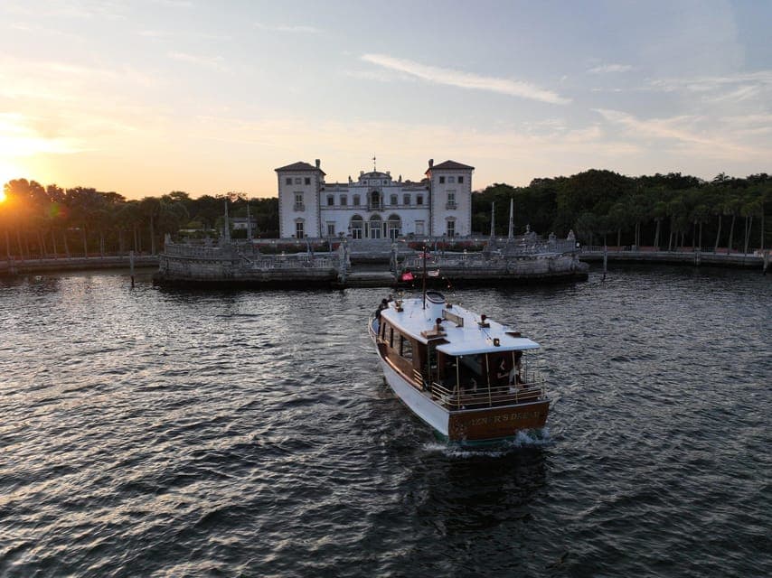 23. Miami Beach: Vizcaya Sunset Cruise Includes Food and Drink - Image 23