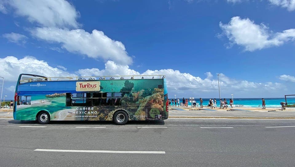 Cancun: Hop-on Hop-off Bus Tour with Flowrider Experience Gallery Image 2