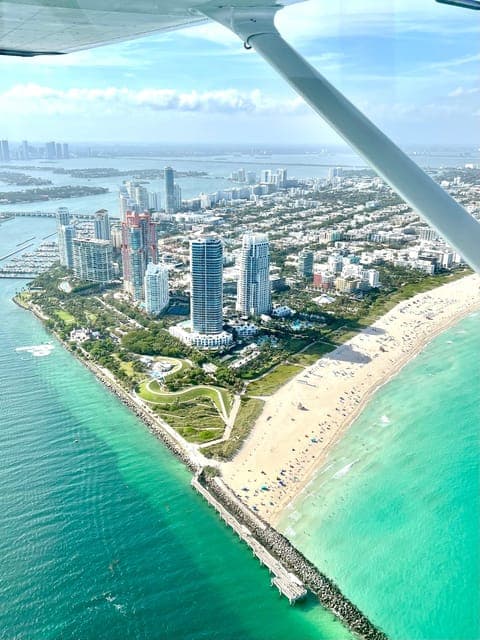 Miami Beach: South Beach Private Airplane Tour with Drinks Gallery Image 3