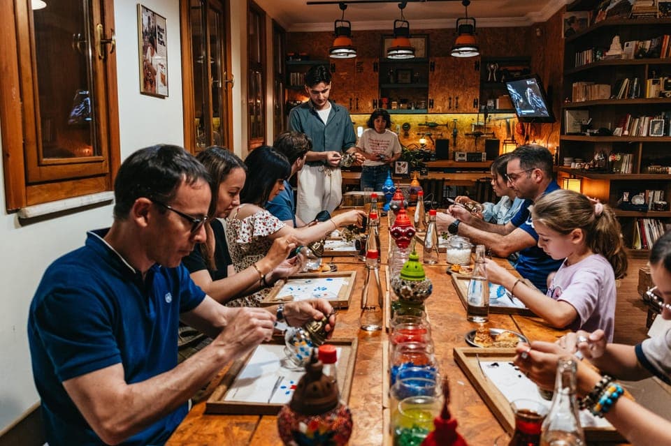 Istanbul: Turkish Mosaic Lamp Workshop with Drinks & Snacks - Image 2