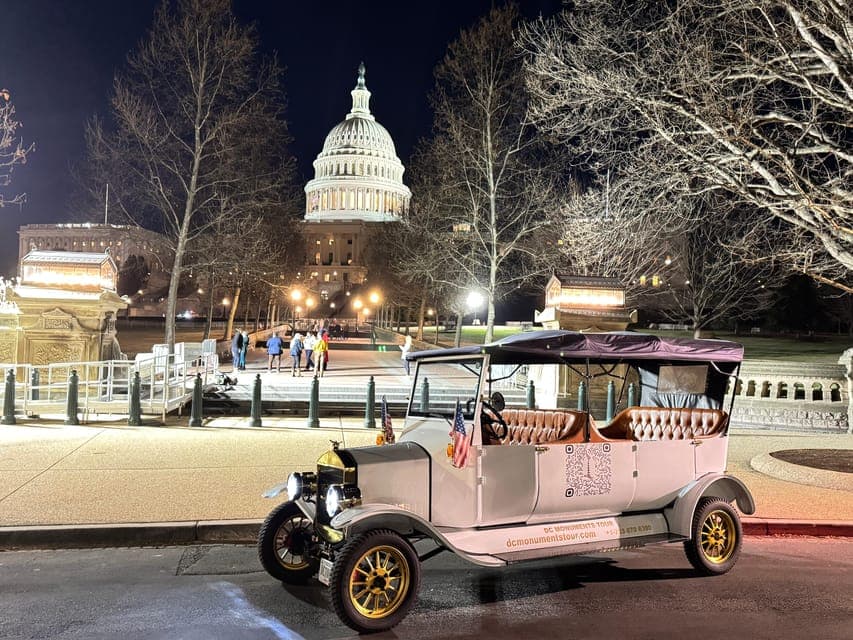 Washington, DC: Day & Night Electric Cart & Vintage Car Tour Gallery Image 3