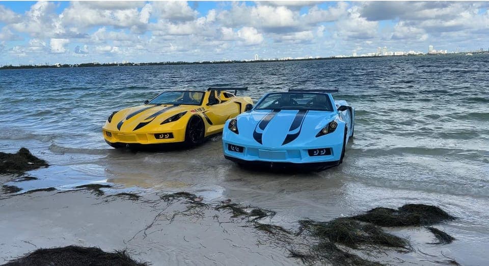 Miami Beach 1-HOUR JETCAR RIDE PLUS FREE 1-HOUR BOAT TOUR - Image 1