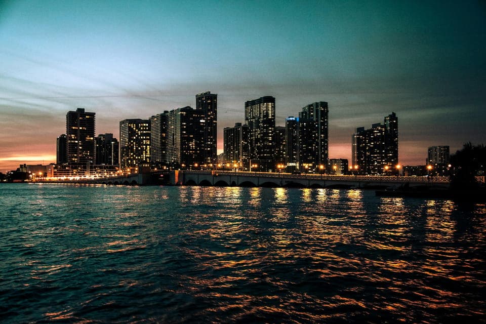 Miami Beach: Night Lights Private Air Tour - Free Champagne Gallery Image 4