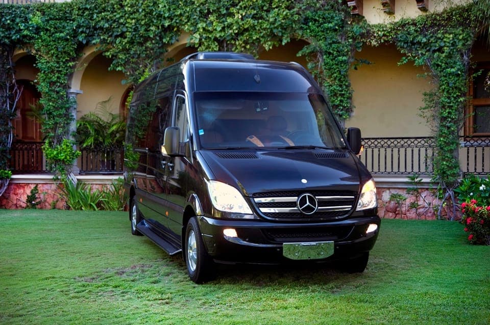 From: Cancun Airport Transfer in Deluxe Limo-Style Van Gallery Image 2