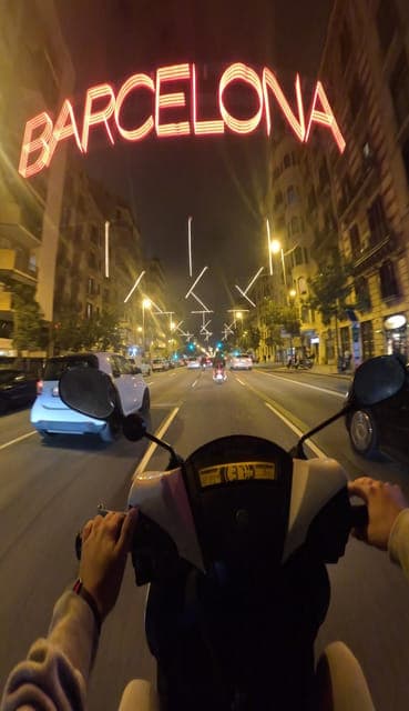 Barcelona on my Scooter Night Tour Gallery Image 2