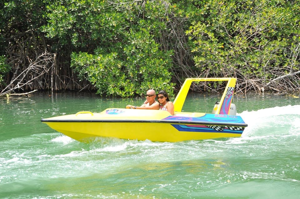 Cancun: Speedboat Mangrove Jungle & Snorkel Tour Gallery Image 3