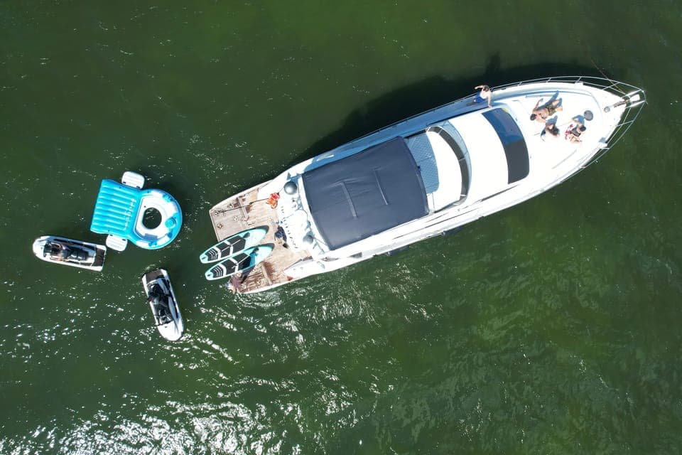Miami Yacht Rental with Jetski, paddleboards, Inflatables Gallery Image 2
