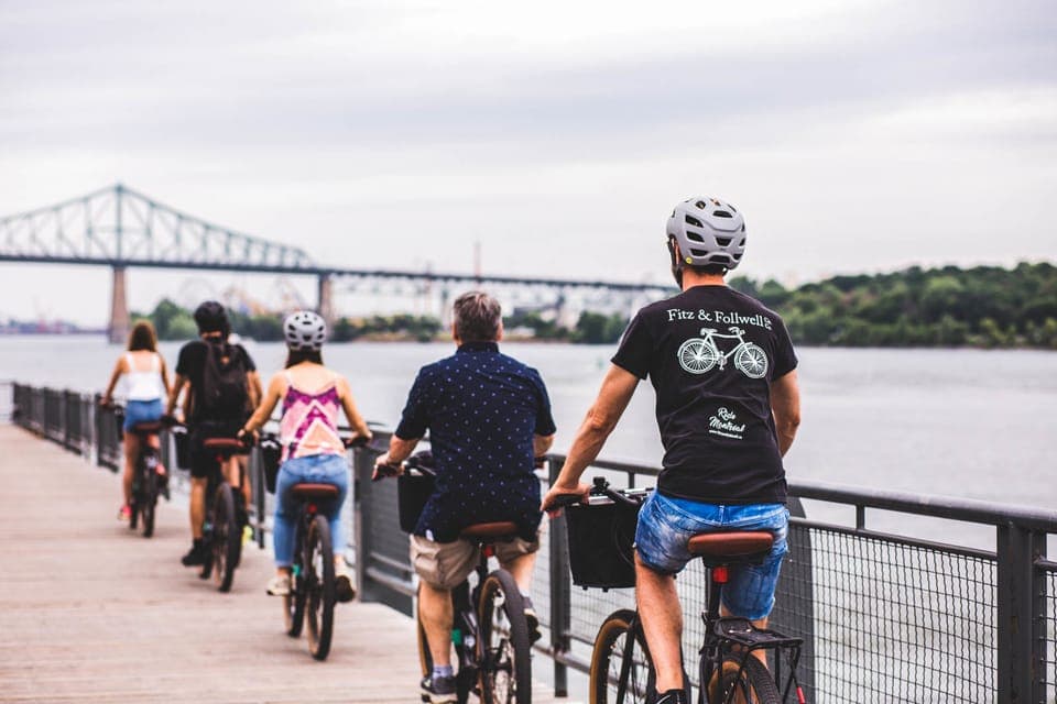 Bike/E-bike Tour Downtown, Old Montreal, Waterfront by Fitz Gallery Image 1