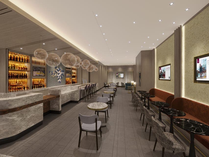 DFW Dallas Fort Worth Airport: Virgin Atlantic Lounge Entry Gallery Image 4