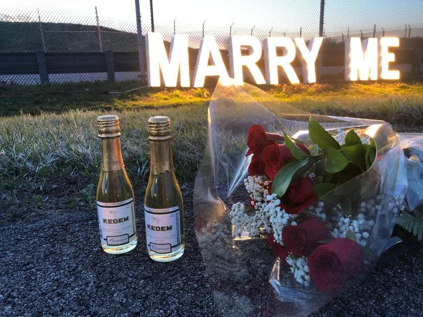 Romantic Helicopter Proposal - Image 1