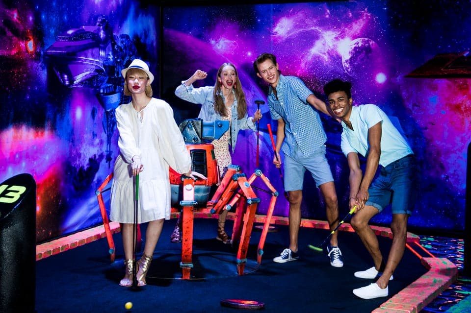 American Dream: Blacklight Mini Golf Entry Ticket Gallery Image 2