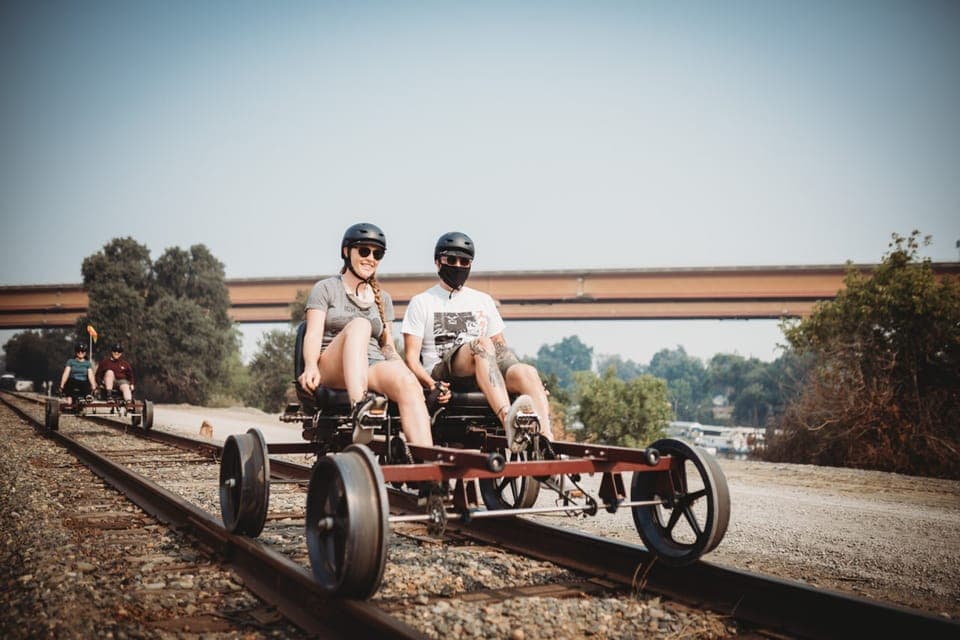 Yolo Countryside Guided Rail Bike Tour Gallery Image 2