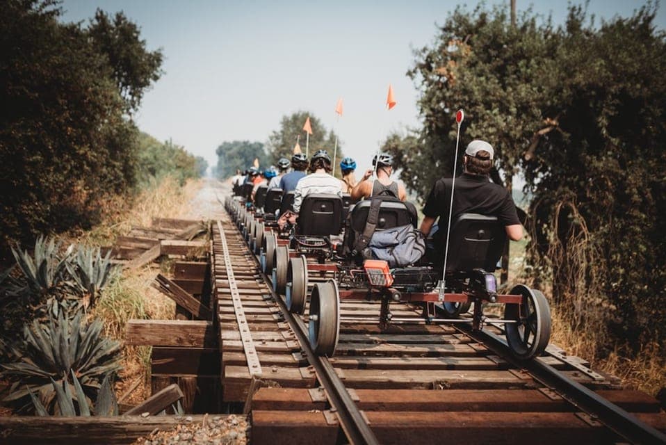 Yolo Countryside Guided Rail Bike Tour Gallery Image 3