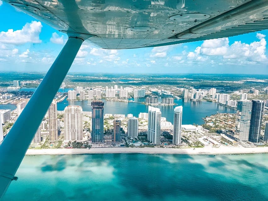 Miami Beach: South Beach Private Airplane Tour with Drinks Gallery Image 2