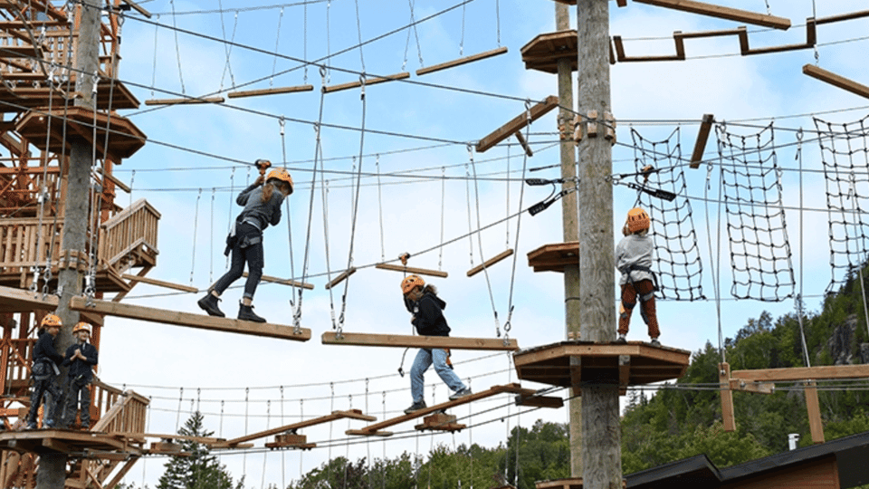 Tyroparc: La Cité des Bois Obstacle Course in Laurentians Gallery Image 2