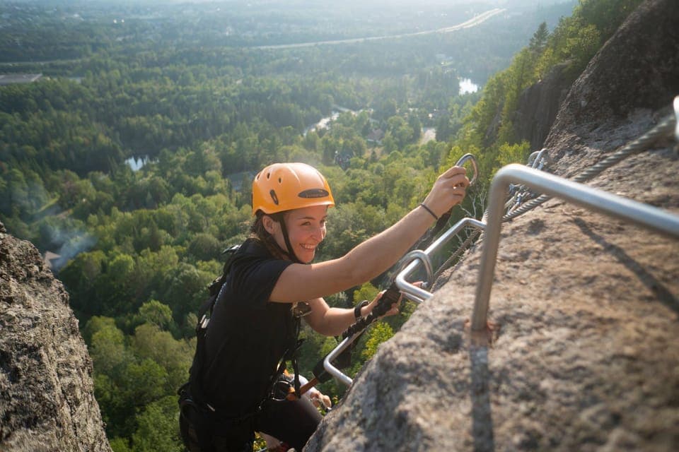 Tyroparc: Via Ferrata Guided Tour and Zipline Combo Ticket Gallery Image 2
