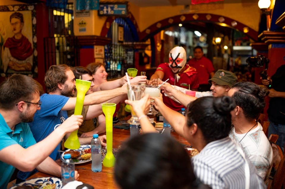 41. Cancun: Lucha Libre with Tacos, Margaritas, & Tequila Taster - Image 41