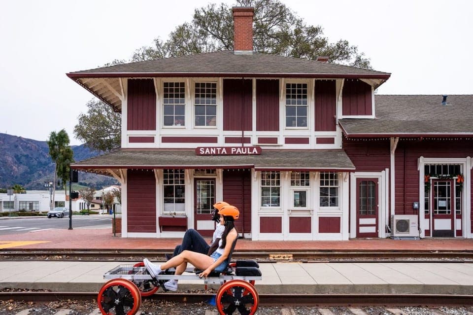Ventura: Rail Bike Guided Tour with Farm Stand Stop Gallery Image 4