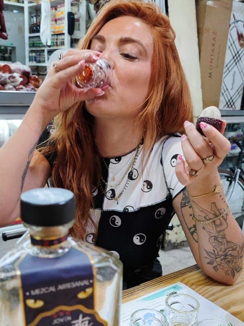 Tequila vs Mezcal - At an Exotic Market's Stall - Image 1