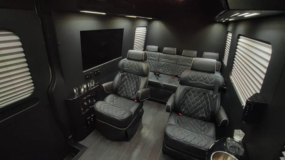 From: Cancun Airport Transfer in Deluxe Limo-Style Van Gallery Image 4