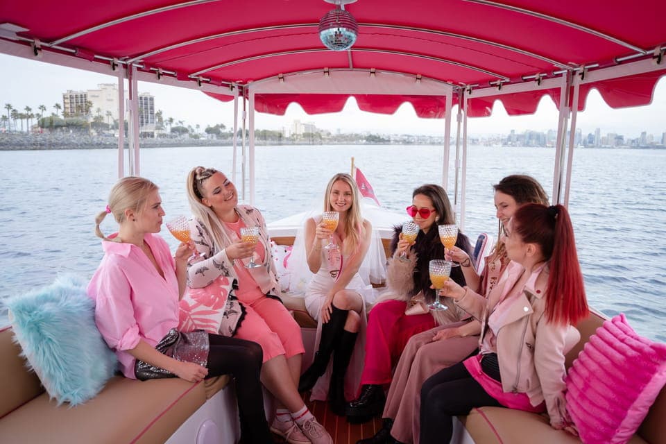 Pink Private Boat Cruise in San Diego! Bachelorette Birthday Gallery Image 3