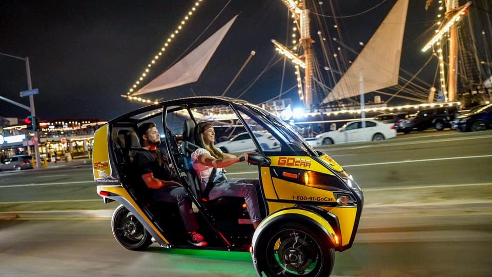 Coronado Island Electric GoCar Night Tour - Image 1