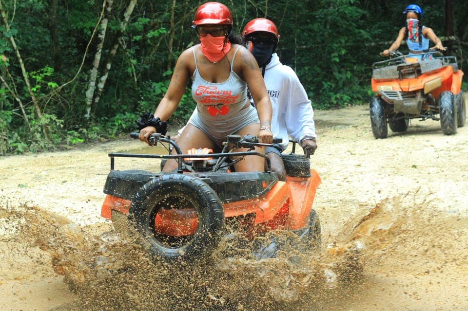 CANCUN: ATV Adventure, Ziplines, Cenote + 24K Club Open Bar Gallery Image 1