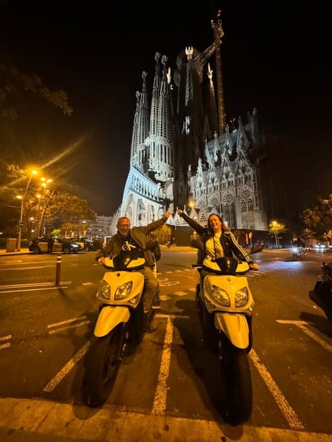 Barcelona on my Scooter Night Tour - Image 1