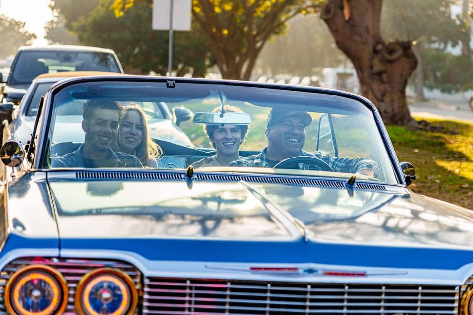 Golden Route Tour in a Classic Lowrider Gallery Image 2