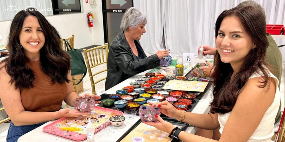 Mosaic Lamp Making Workshop Gallery Image 3