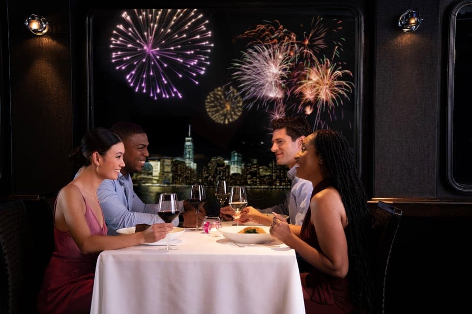 New Year's Eve Buffet Dinner Fireworks Harbor Cruise Gallery Image 2