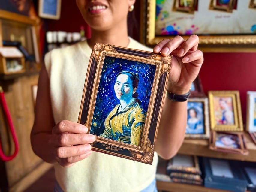 Van Gogh or Rembrandt AI Portrait Photo Souvenir Gallery Image 4