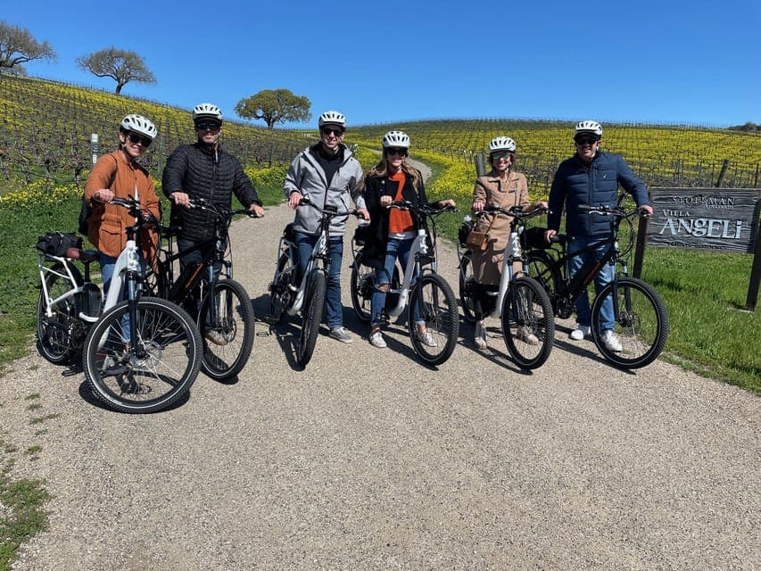 E-bike wine tour w/ transport, tasting, lunch Gallery Image 1