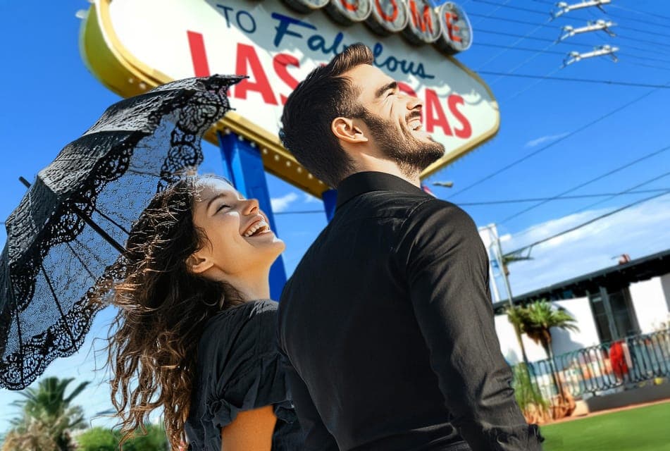 Traditional or Theme Vegas Sign Wedding/Renewal Gallery Image 3