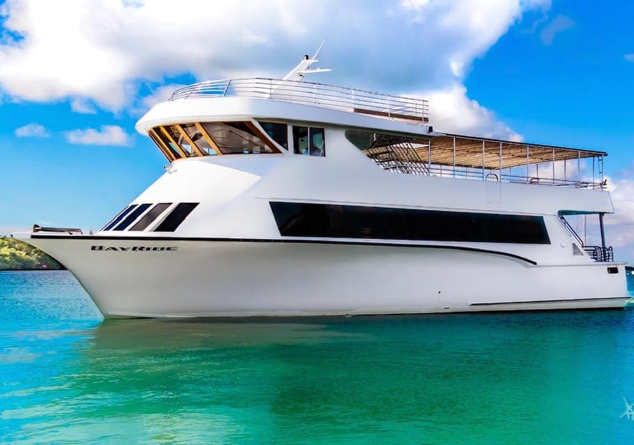 100ft 200 passenger 3 story mega yacht w open bar at Bayside Gallery Image 3