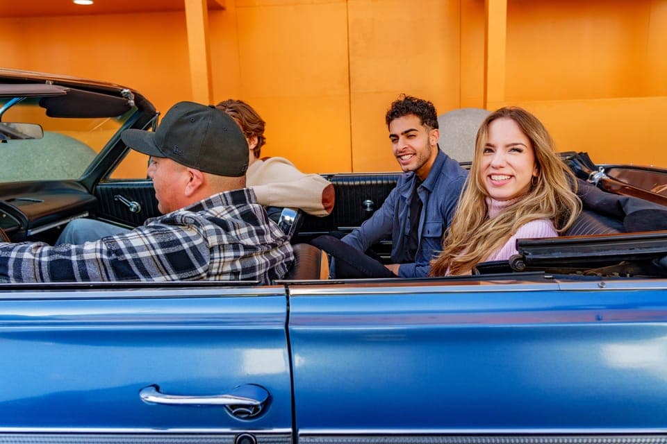 Golden Route Tour in a Classic Lowrider Gallery Image 3