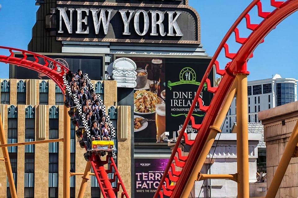 New York-New York Hotel Big Apple Coaster Ride Gallery Image 2